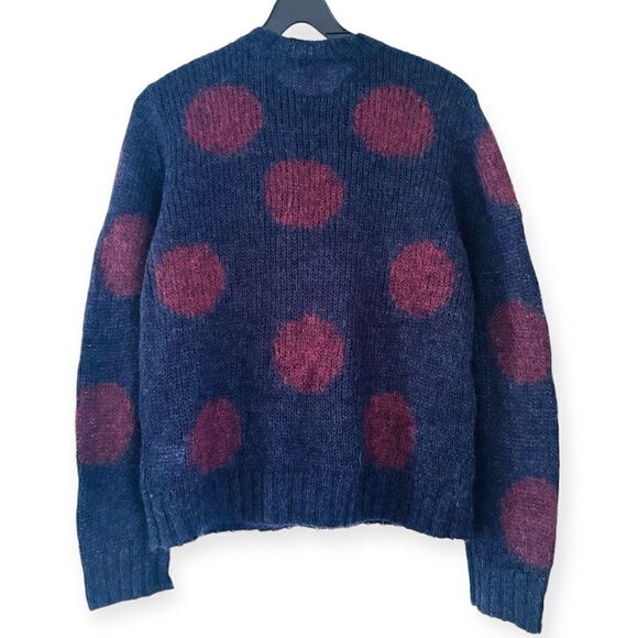 AG Adriano Goldschmied Ansley Polka Dot Sweater Size Small - Picture 4 of 6